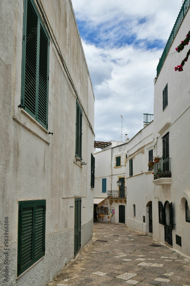 The old town of Otranto, Italy.