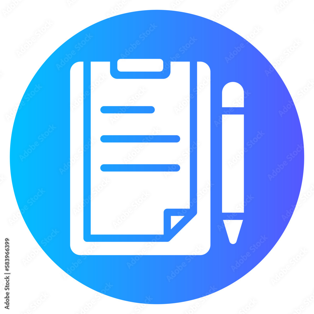 clipboard gradient icon clipboard gradient icon