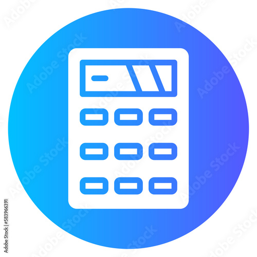 calculator gradient icon