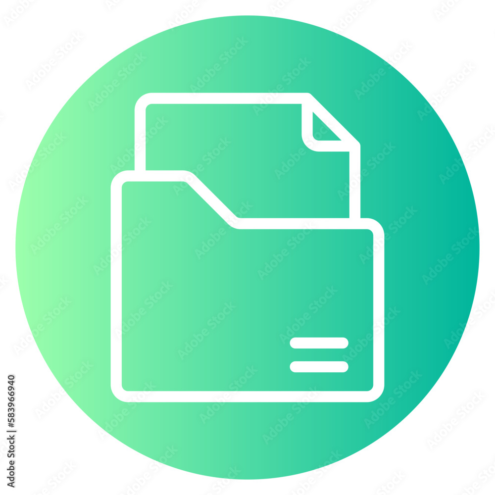 folder gradient icon