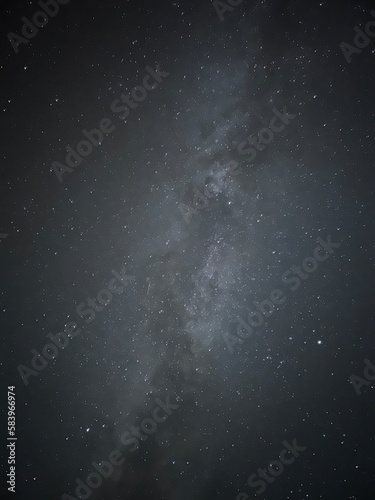 Starry night sky above Ohrid  Macedonia - 18 september 2022.