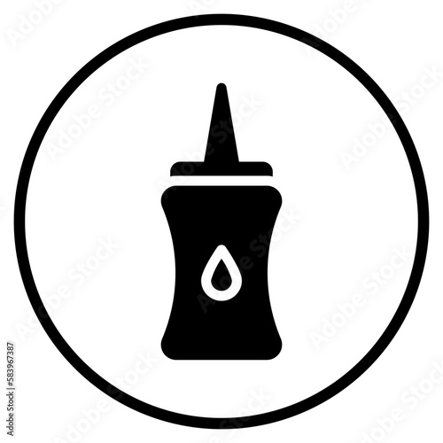 glue glyph icon