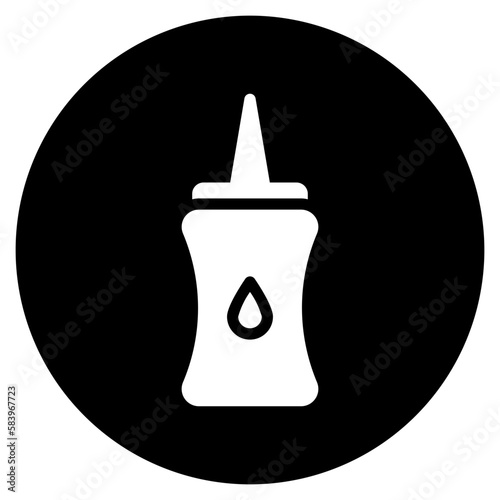 glue glyph icon