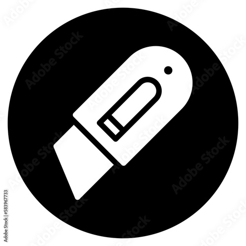 cutter glyph icon
