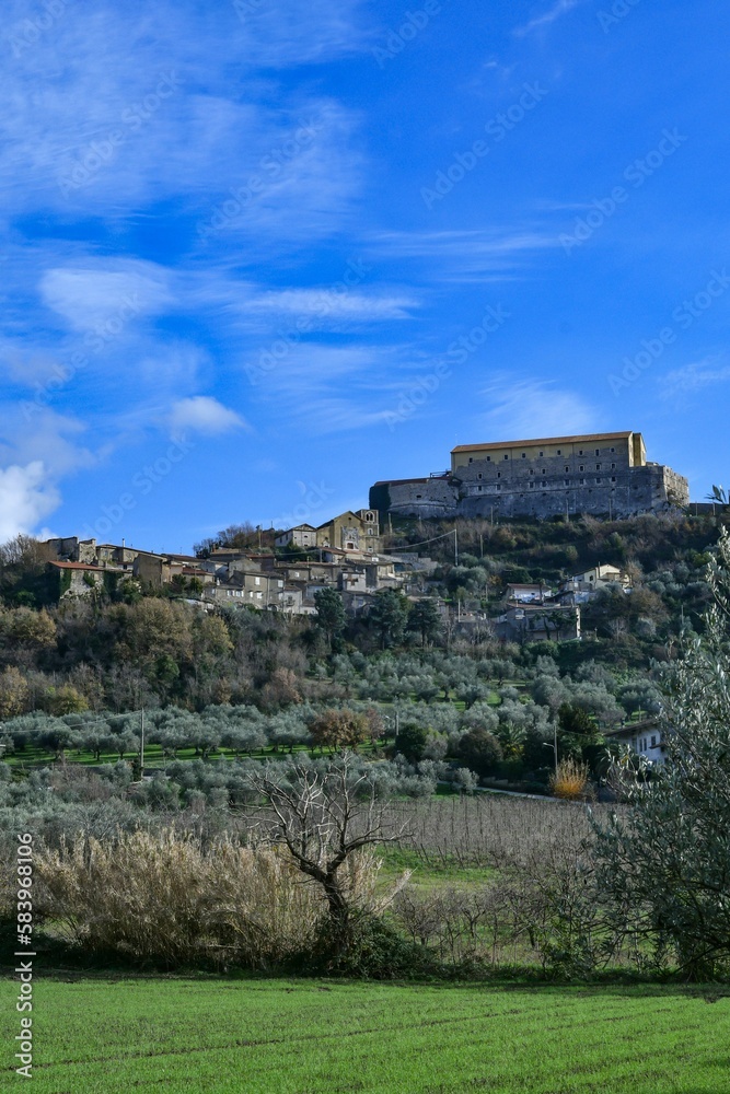 The Italian village of Montesarchio.