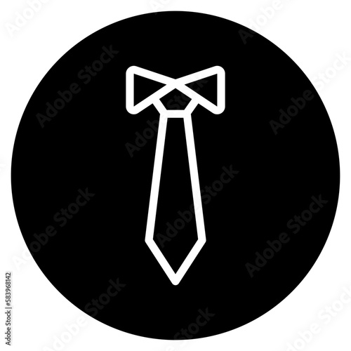 tie glyph icon