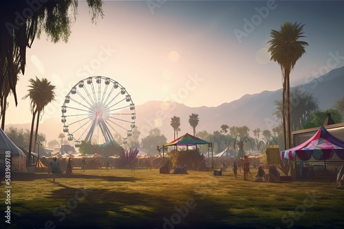 Coachella Festival. Generative AI.