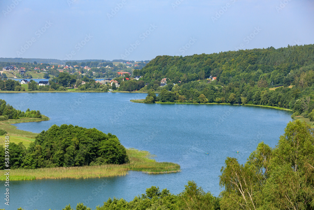 Summer on Kashubia: Lake Brodno Male in Grzebieniec, Poland
