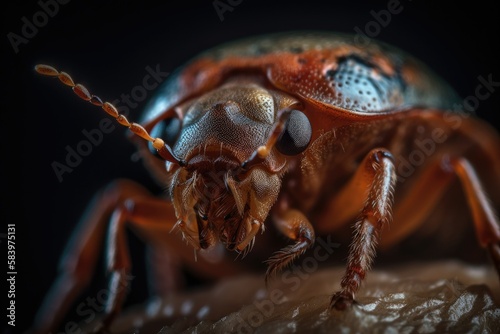 Common Bed Bug - Cimex hemipterus - Generative AI © Stephen