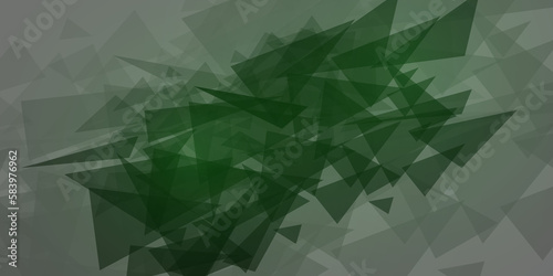 Abstract Colorful Triangles Background for Business Presentation.