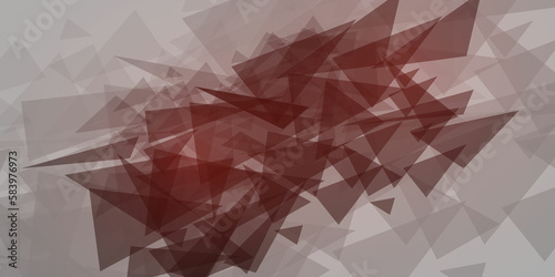 Abstract Colorful Triangles Background for Business Presentation.