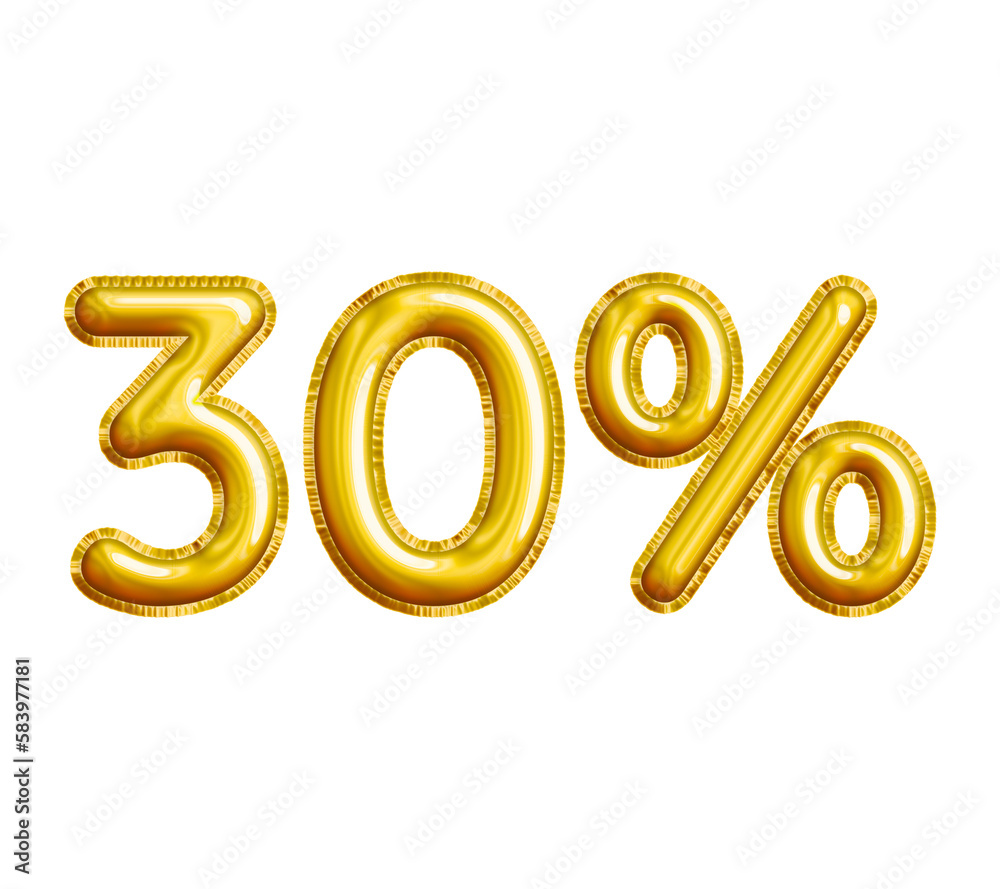 30% or Thirty Percent 3D Gold Balloon. You can use this asset for your content Marketing like as Promotion, Advertisement, Ads, Banner, Flyer, Discount Card and anymore. 30% or Thirty Percent 3D Gold Balloon. You can use this asset for your content Marketing like as Promotion, Advertisement, Ads, Banner, Flyer, Discount Card and anymore.