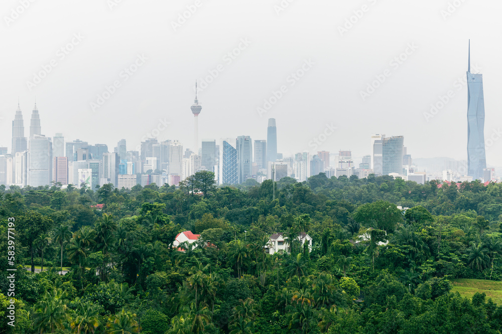 Obraz premium Kuala Lumpur city skyline