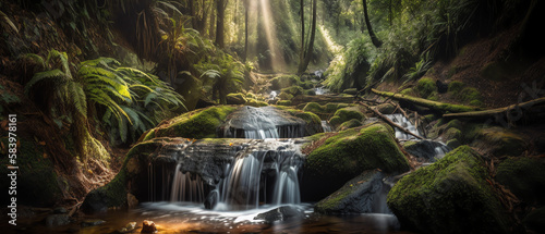 Waterfall in the Forest