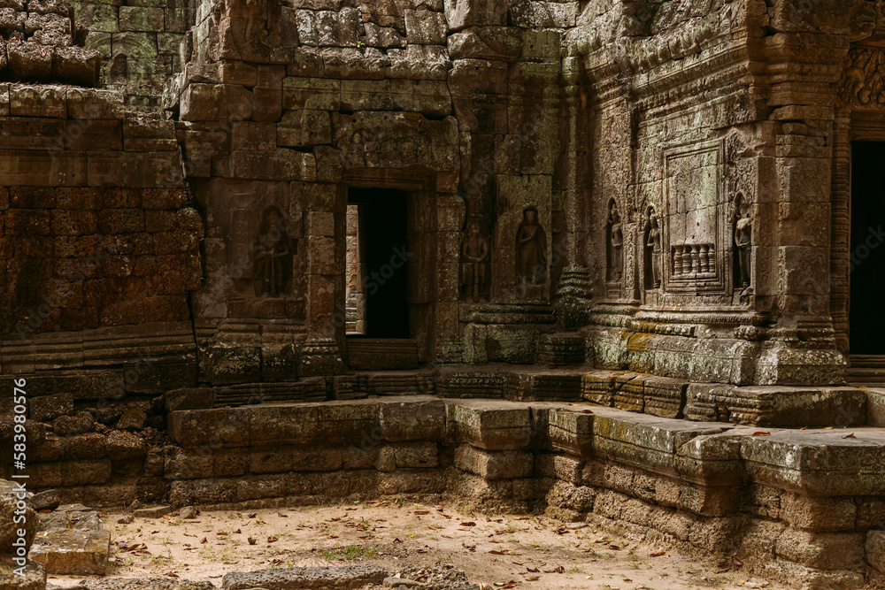 Angkor Wat temples in Cambodia, Siem Reap, Bayon temple Angkor Wat temples in Cambodia, Siem Reap, Bayon temple