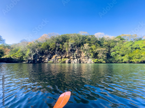 Kayaking along the GRSE, Mauritius photo