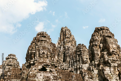Angkor wat temples of Bayon in Cambodia © Edyta