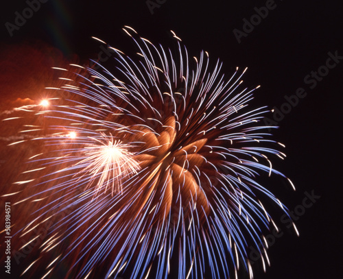 Fireworks light up the sky with dazzling display photo