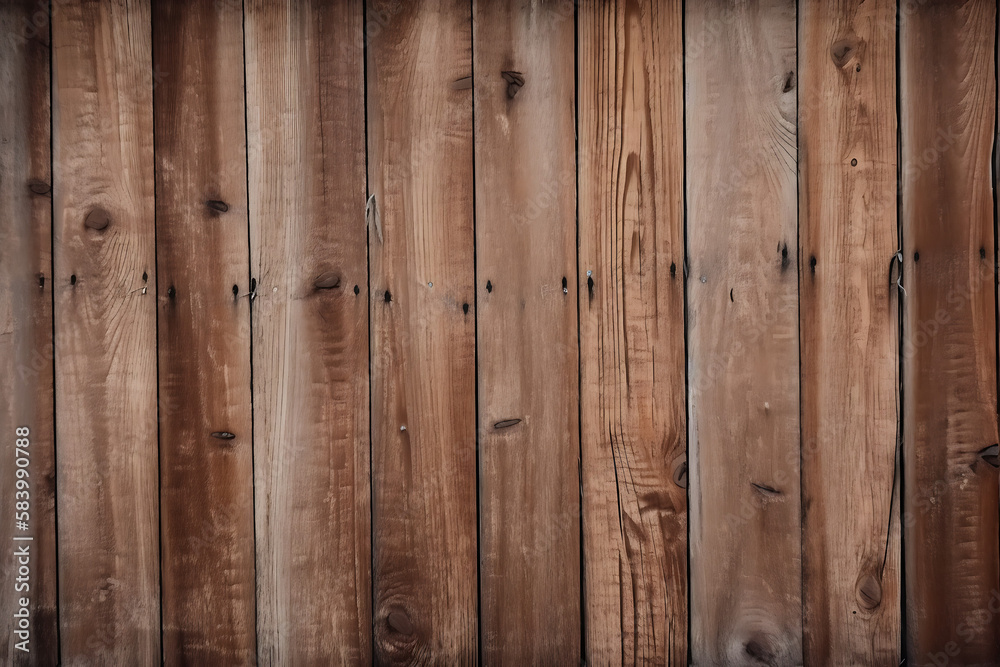Brown wooden panel wall, wallpaper, banner. Generative AI Brown wooden panel wall, wallpaper, banner. Generative AI