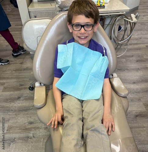 Young Boy at the Dentist Office