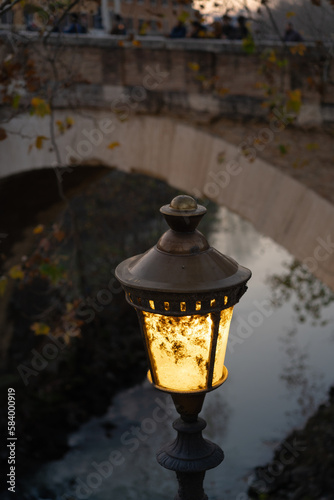 Ponte Fabricio bridge in Rome photo