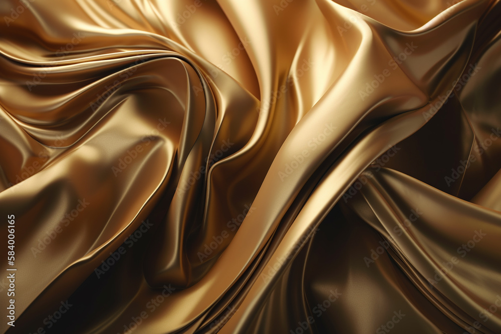 abstract modern luxury golden color fabric cloth