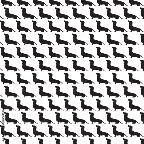 abstract dog pattern