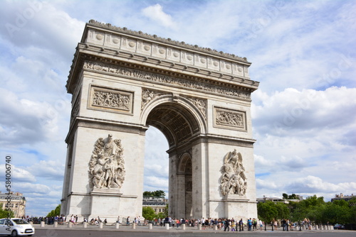 Fototapeta Naklejka Na Ścianę i Meble -  arc de triomphe, Paris, France