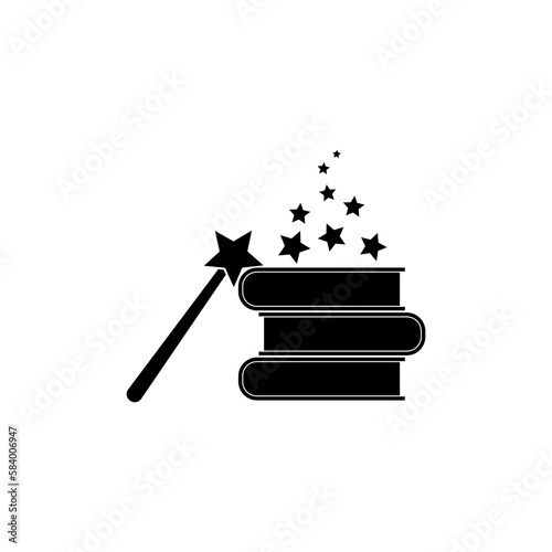 Photography Magic book icon isolated on transparent background