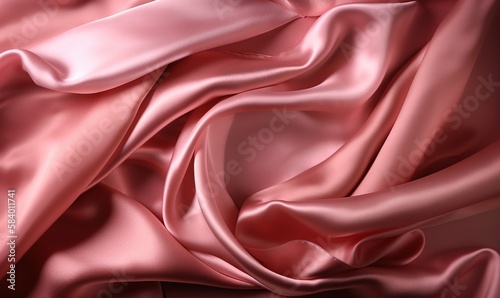  a close up of a pink fabric with a very soft feel. generative ai
