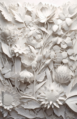 Sculpting with Paper: An Awe-Inspiring Display of Artistry and Creativity in Crafting a Serene Nature Scene © Josh