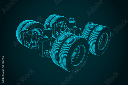 Lift axle for trailer