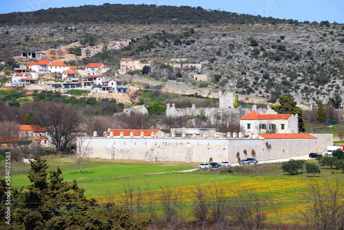 Maskovic Khan, most western historical landmark of civilian Ottoman architecture in Vrana, Croatia. photo