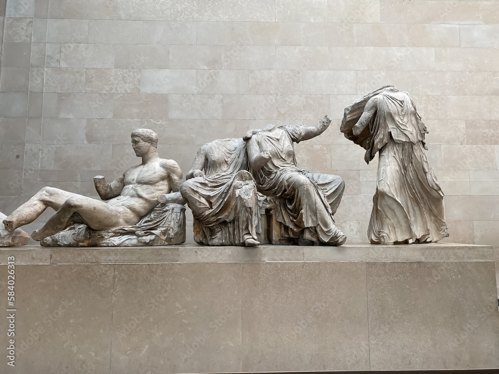 The Elgin Marbles, originally part of Parthenon and Acropolis of Athens