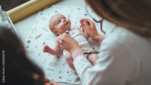 Photography Doctor pediatrician and baby patient
