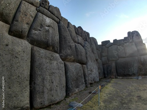 ruins of the ancient fortress cusco peru