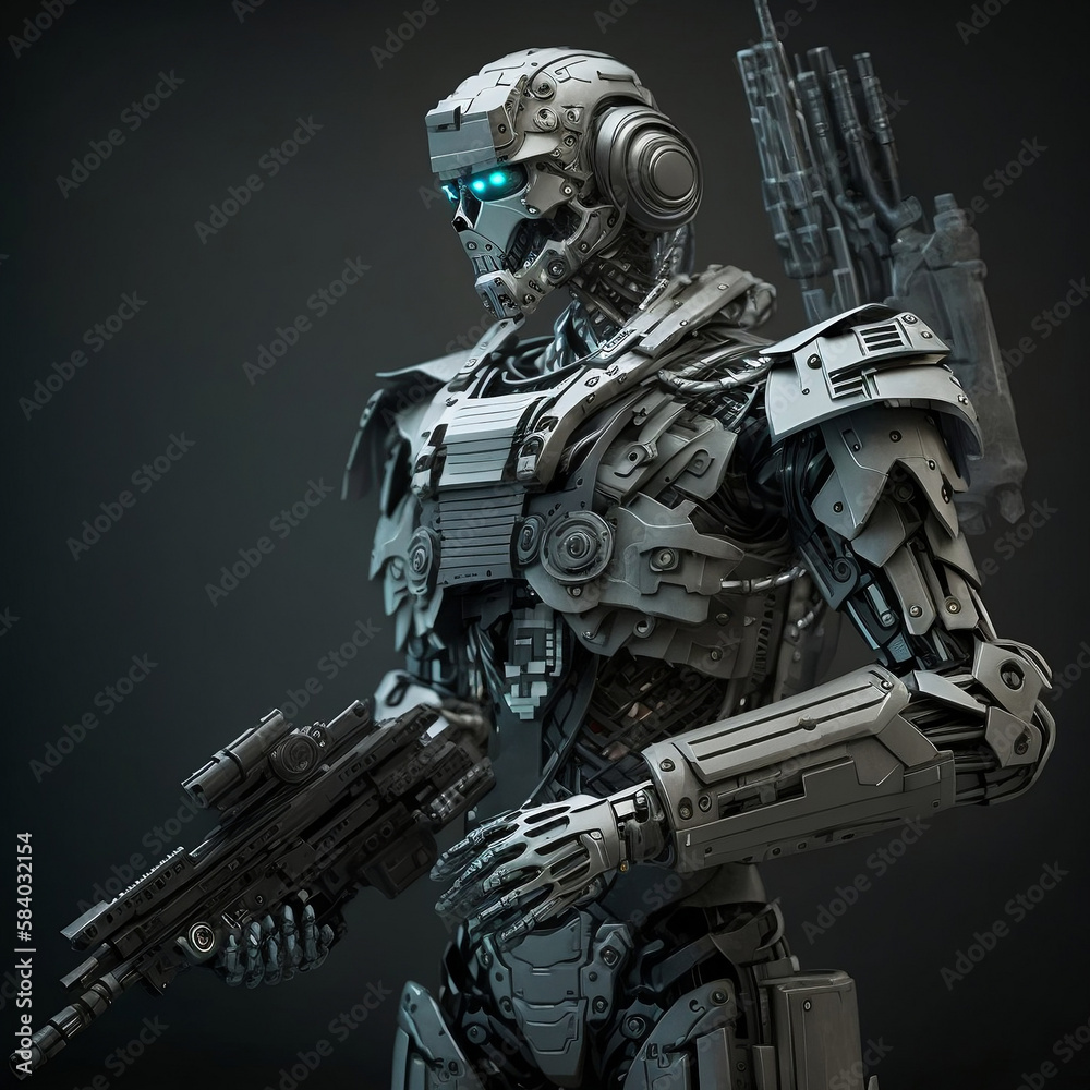 robot cyborg warrior robot cyborg warrior