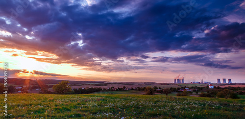 Nuclear power plant Dukovany. photo