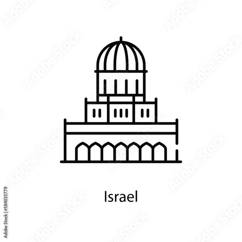 Israel icon. Suitable for Web Page, Mobile App, UI, UX and GUI design.