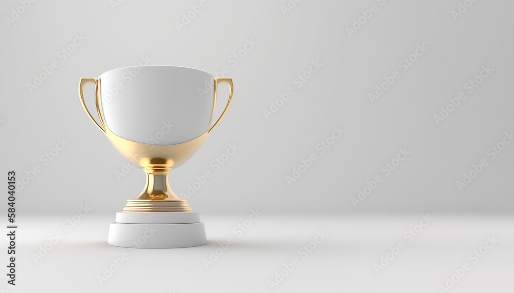 Winner trophy award golden white presentation background
Winner trophy award golden white presentation background