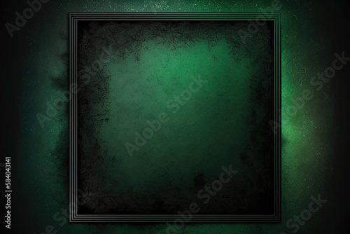 Green chalkboard with frame