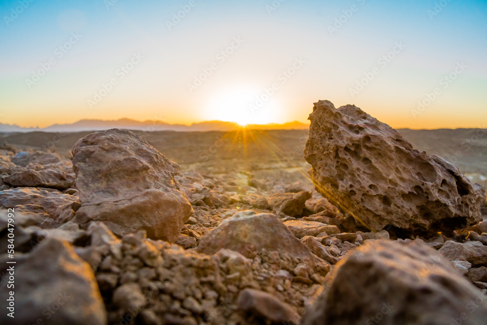 Fototapeta premium sunset in the desert