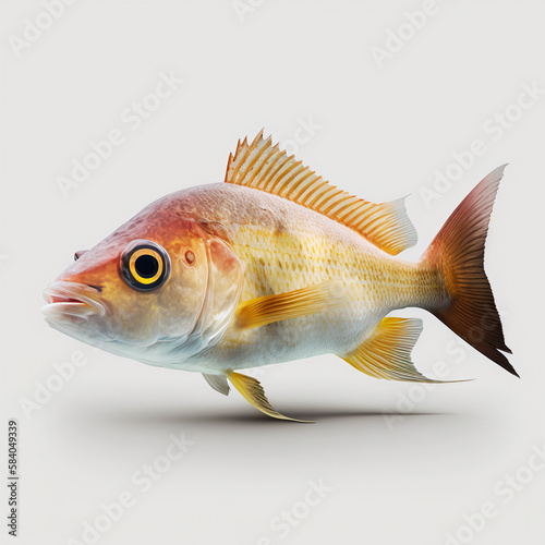 fish isolated on white © Stream Skins