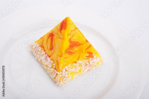 thai dessert on plate