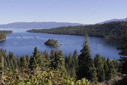 Vista de Lake Tahoe en Nevada
