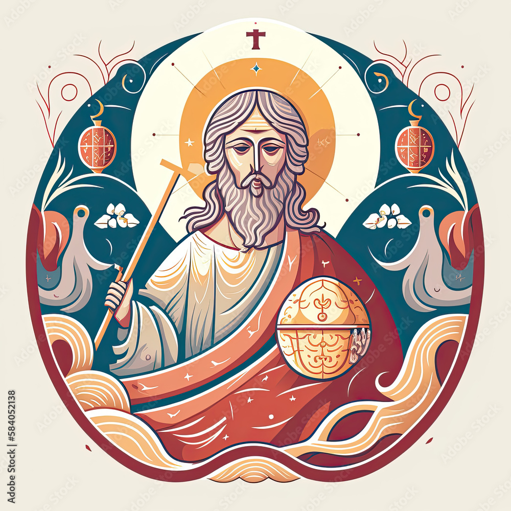 Easter Religious Illustration