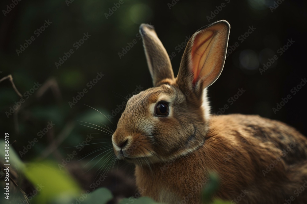 Fototapeta premium Rabbit Generative AI