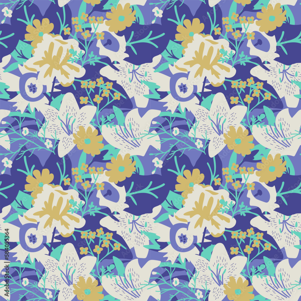 Seamless floral pattern Seamless floral pattern