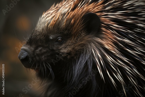 Porcupine, animals, close up, Generative AI photo