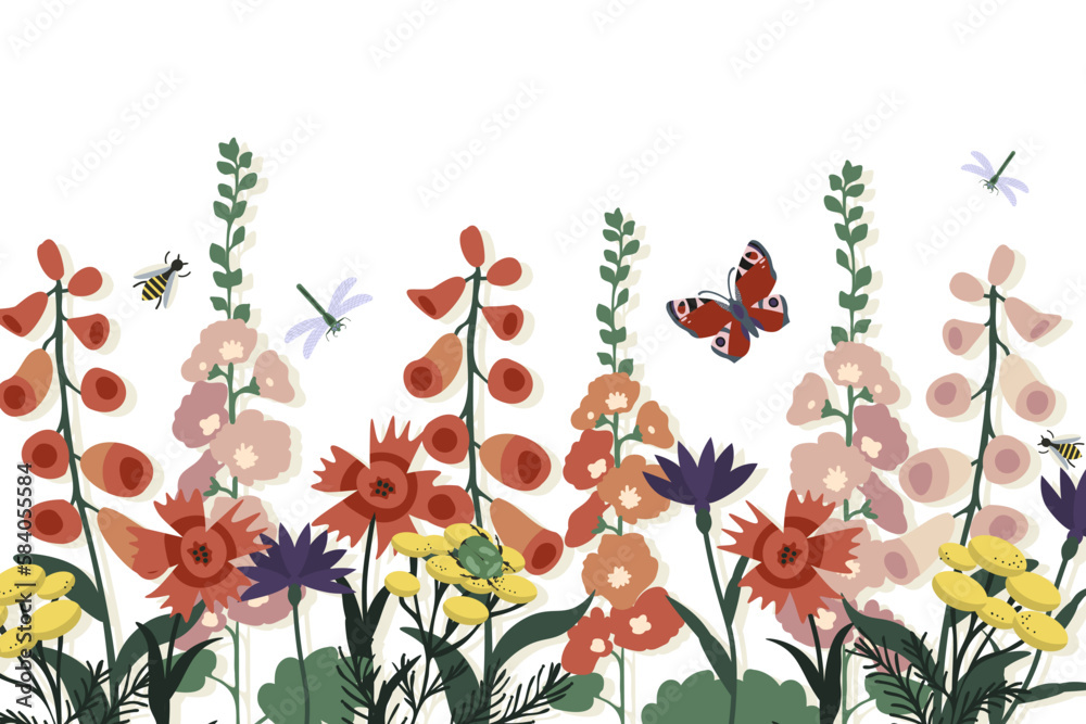 Photography Pollinator garden background